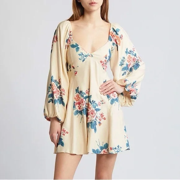 Free people Francesca floral mini dress - Picture 2 of 13